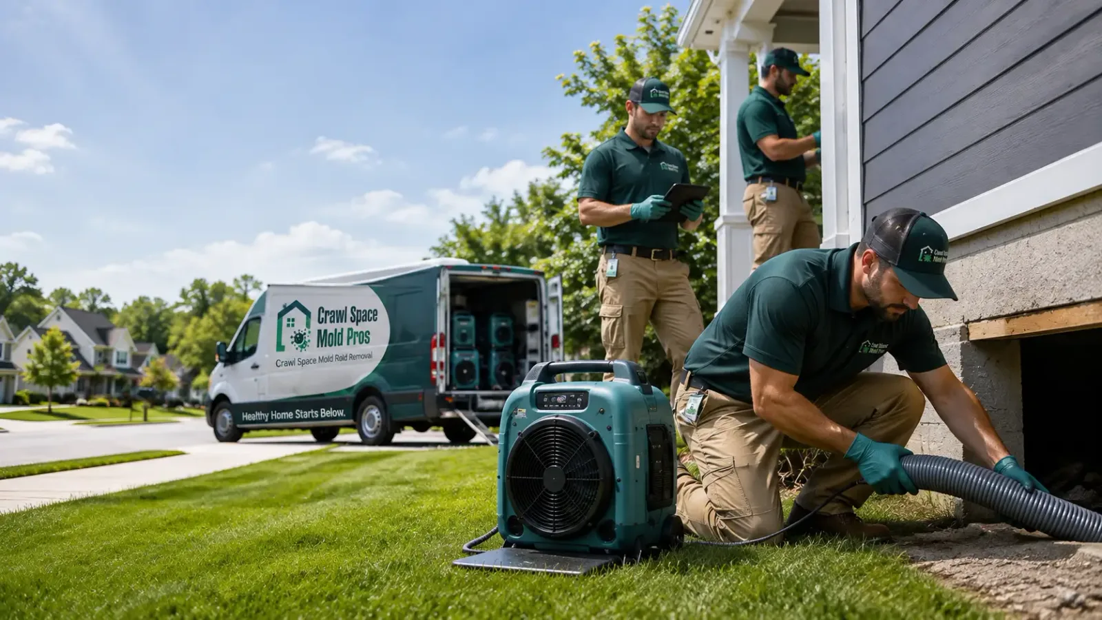 Crawl Space Mold Removal in Brookland, AR